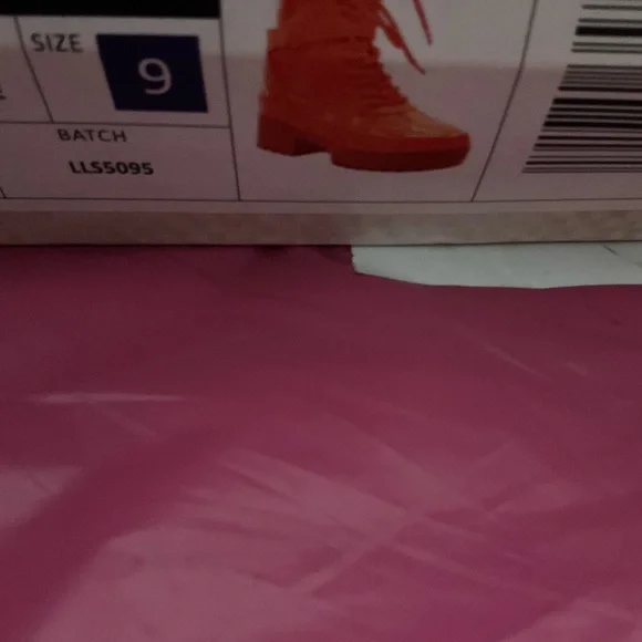 Dolls Kill Orange Combat Boots Tangerine Orange Boots - Picture 9 of 9